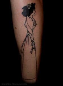 tatuaż kobieta