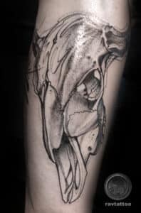 tatuaż czaszka
