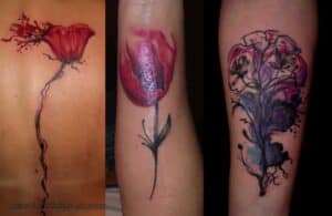 kwiaty tatuaże