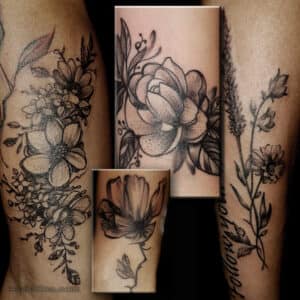 tatuaże kwiaty